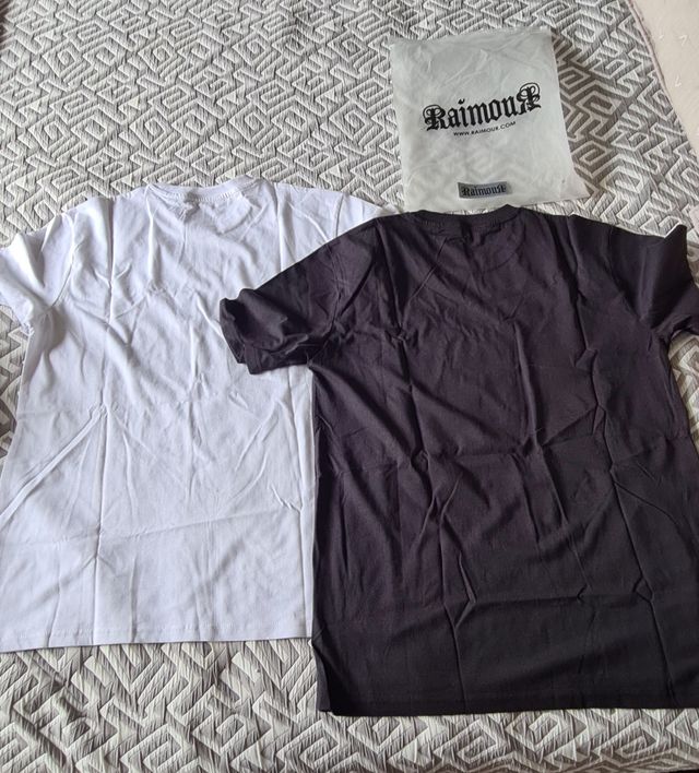 2 Camisetas Raimour - Blanca y Negra
