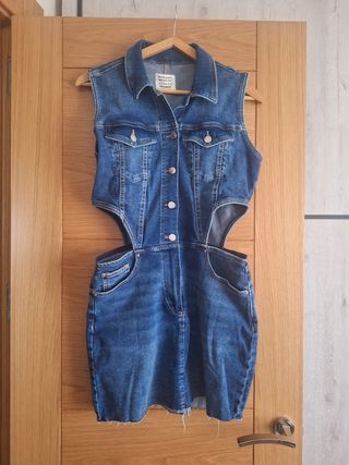 Vestido vaquero Pull&Bear XL