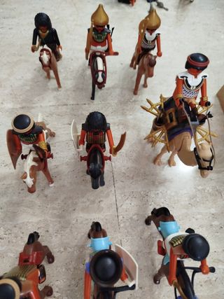 Playmobil Lote 1 Egipto; pirámide, barco y figuras
