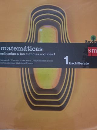 Matemáticas aplicadas a las ciencias sociales I...