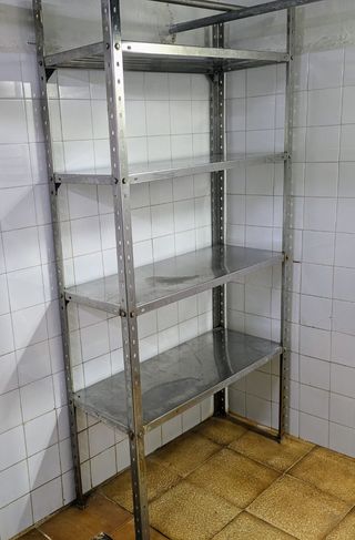 Estantería acero inoxidable 4 estantes
