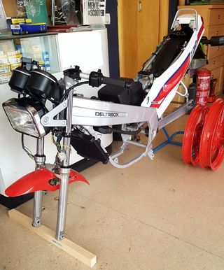 Yamaha TZR 75 Deltabox: Restaurada