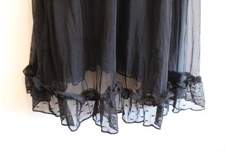 Vestido lencero negro H&M