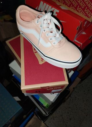Zapatillas Vans Rosa Mujer 37