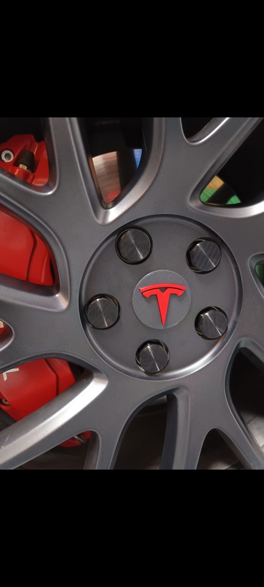 Tapones tornillos ruedas para Tesla
