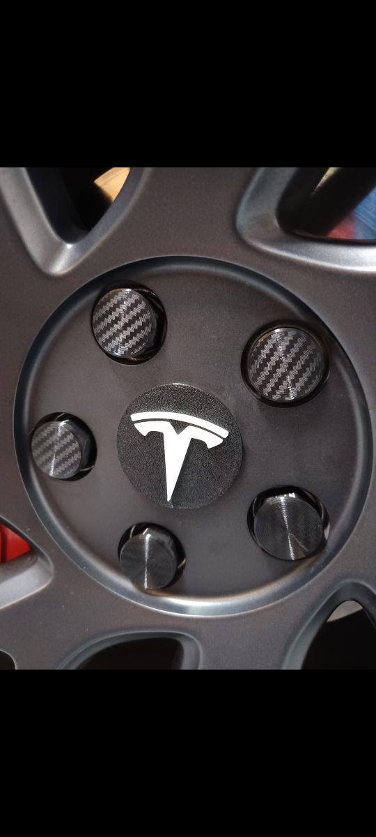 Tapones tornillos ruedas para Tesla