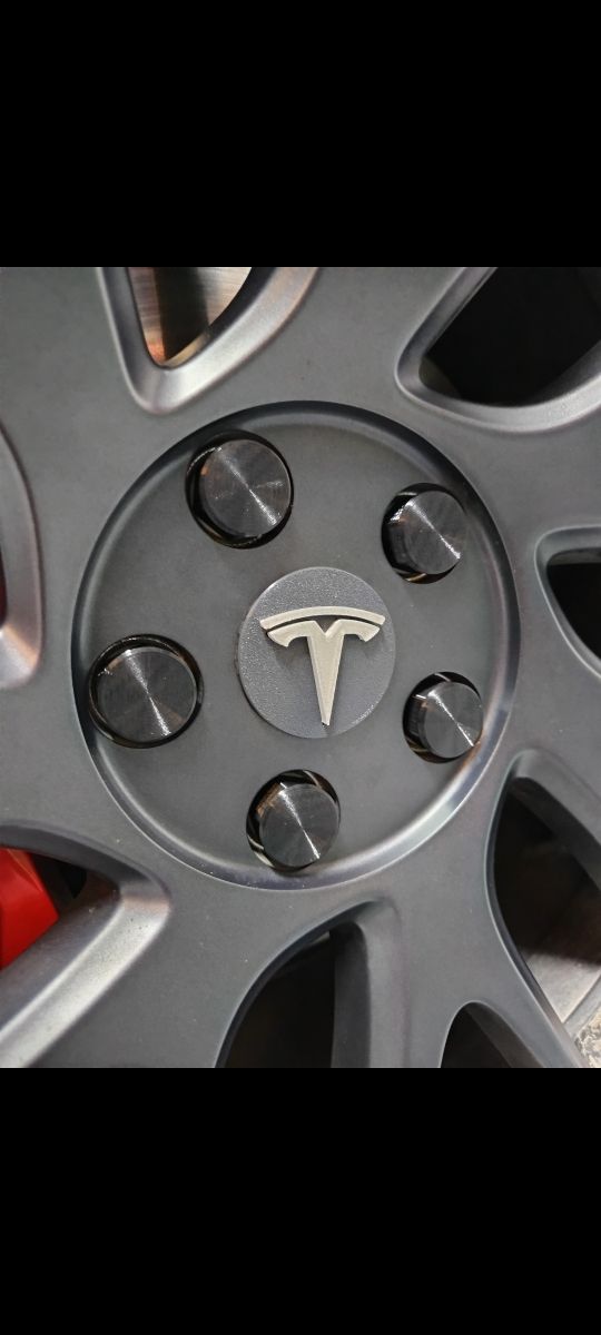 Tapones tornillos ruedas para Tesla