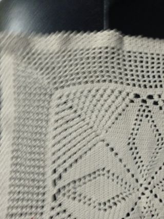 4 grandi centrini all'uncinetto vintage