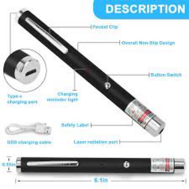 Lápiz Láser Verde - Bolsillo