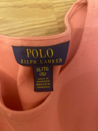 Vestido Polo Ralph Lauren niña 
