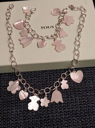 Collar y pulsera Tous nacar