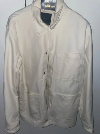 Chaqueta vaquera beige