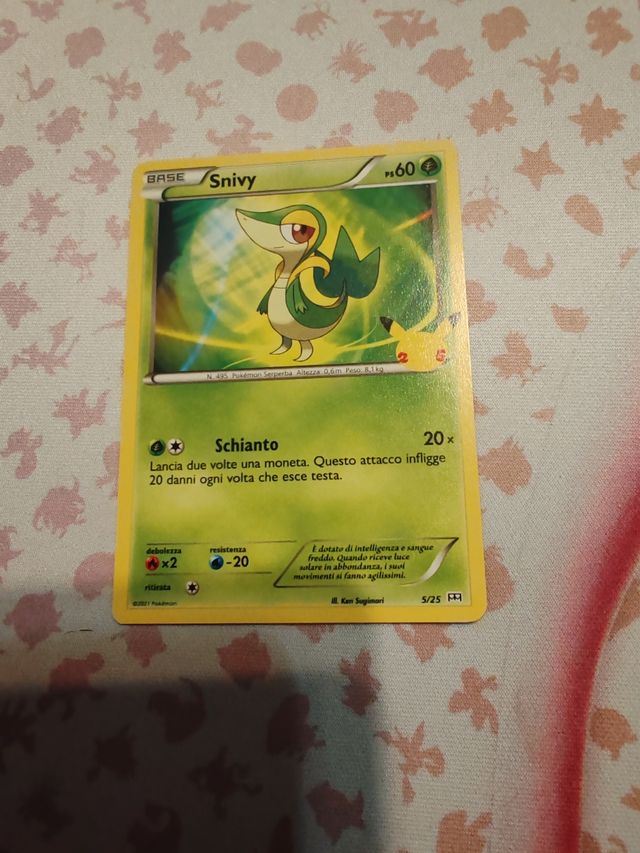 Carta Snivy - Collezione McDonald's