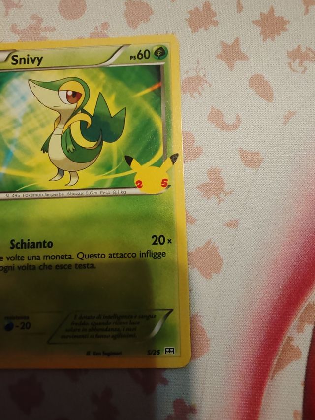Carta Snivy - Collezione McDonald's