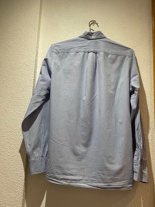 Camisa HM azul Oxford