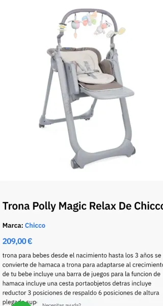 Trona Chicco evolutiva