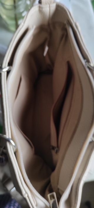 Bolso beige mujer