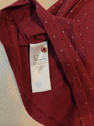 Polo Fred Perry a topos - Talla S