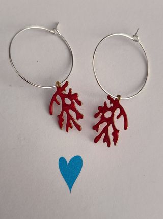 Pendientes hechos a mano 