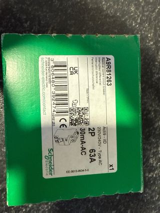 Interruptor Diferencial Schneider 63A 2P