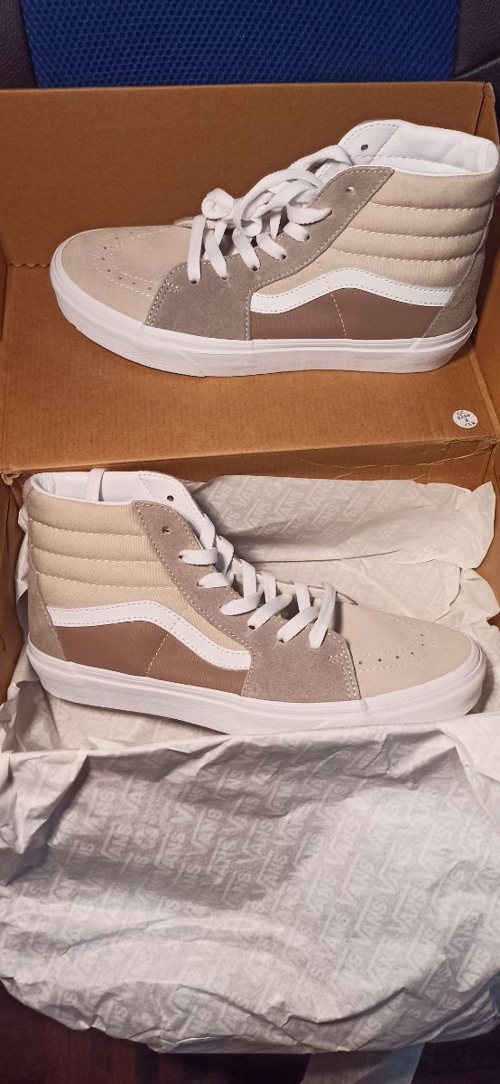 Vans Sk8-Hi - Beige/Gris