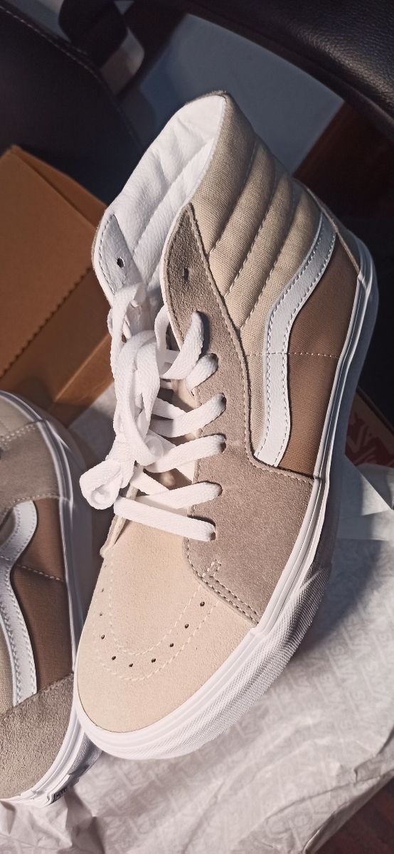 Vans Sk8-Hi - Beige/Gris