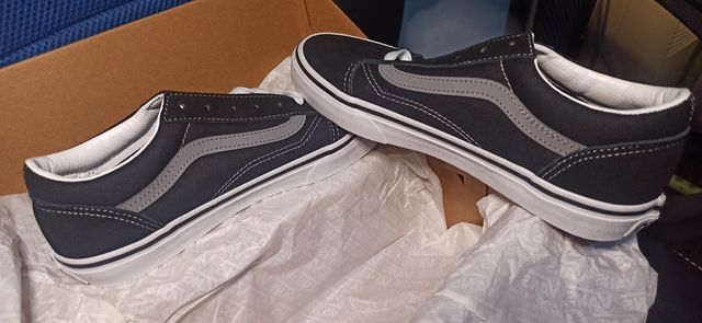 Vans Old Skool - Negras y Grises