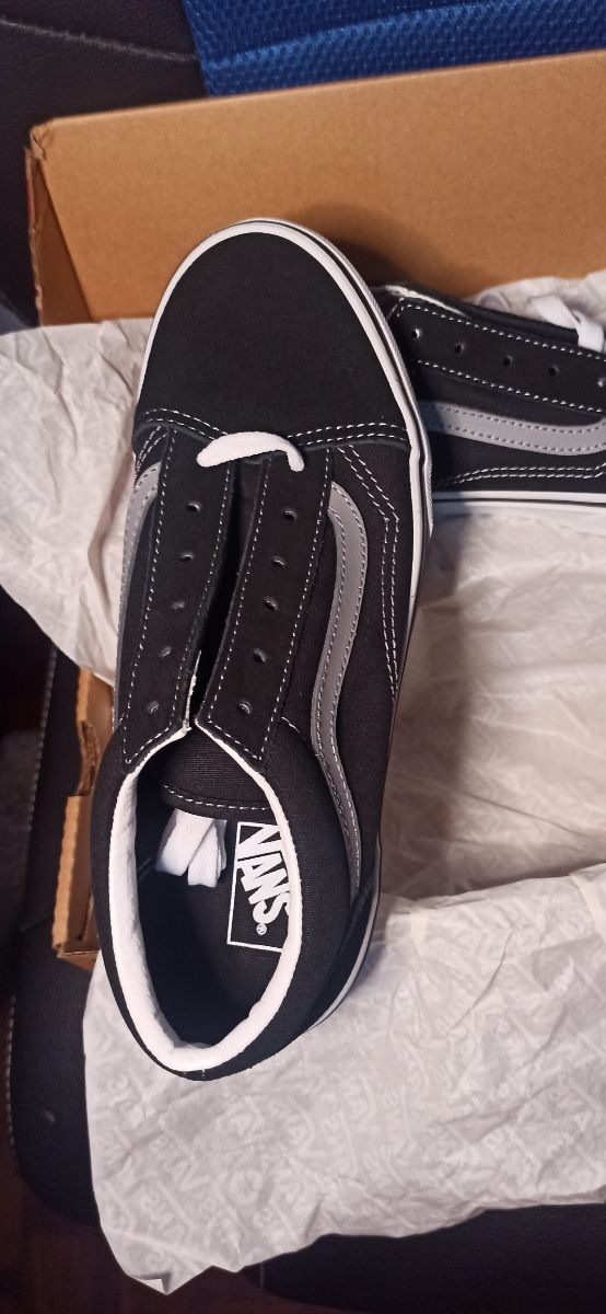 Vans Old Skool - Negras y Grises