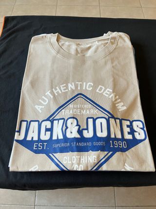 Camiseta Jack & Jones Beige