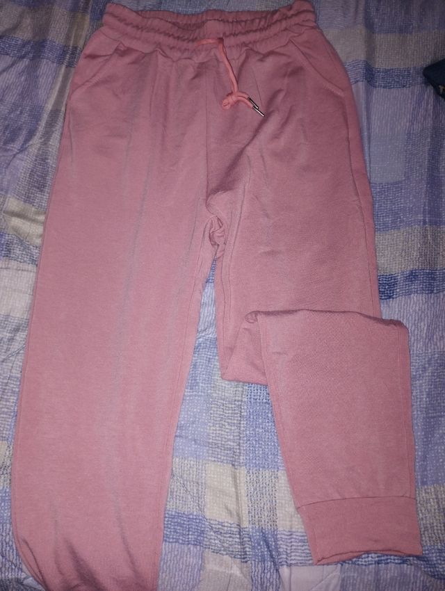 Pantaloni tuta rosa donna
