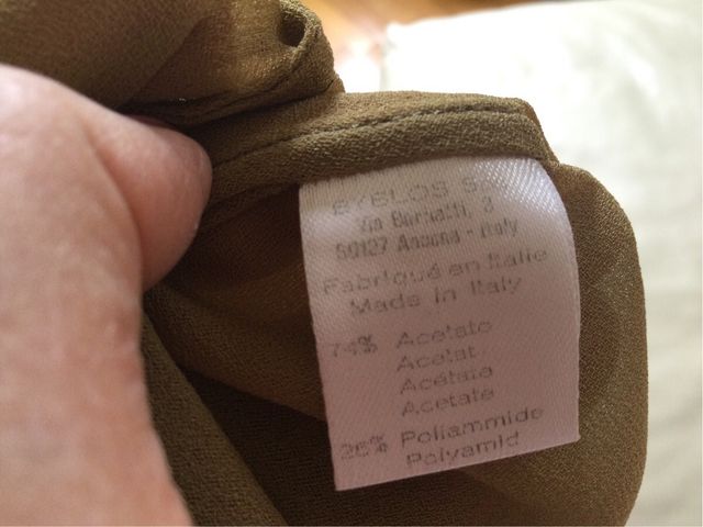 Abito Byblos color senape