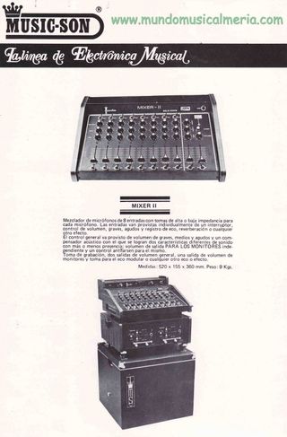 Mesa mezclas MusicSon Mixer II
