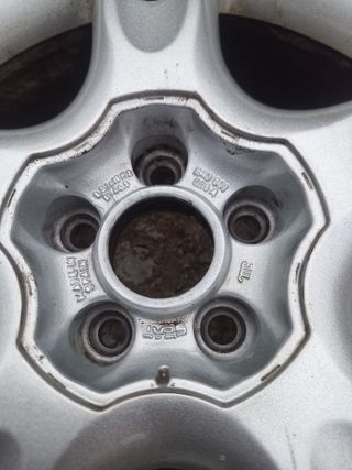 4 Llantas Seat 16" 5x100 con neumaticos