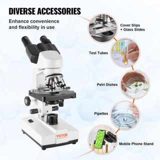 Microscopio Ottico Binoculare Microscopio Ingrandi