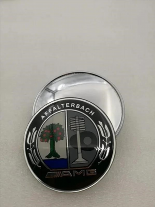 EMBLEMA LOGO CAPOT MERCEDES BENZ AMG 56 mm t