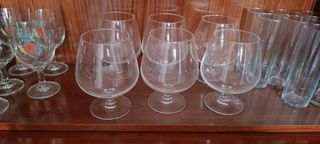 6 Vasos de cristal