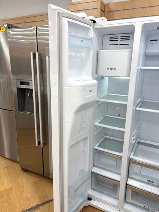 FRIGORIFICO AMERICANO BOSCH BLANCO.ENVÍO MENOS 24H