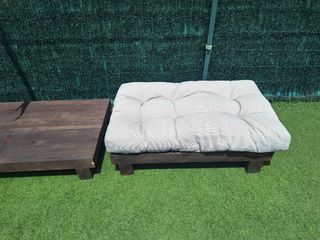 4 panche in legno marrone - esterno