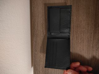 Cartera de Cuero Negra