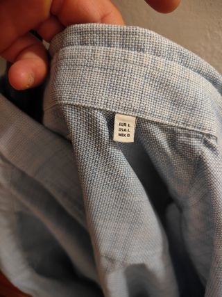 Camisa Massimo Dutti azul