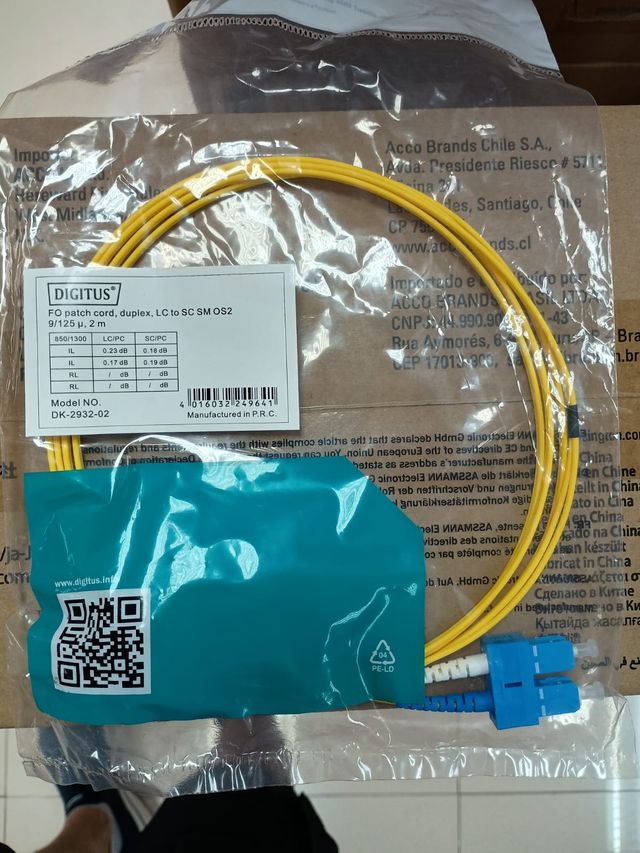 Cables Fibra Óptica DIGITUS LC-SC