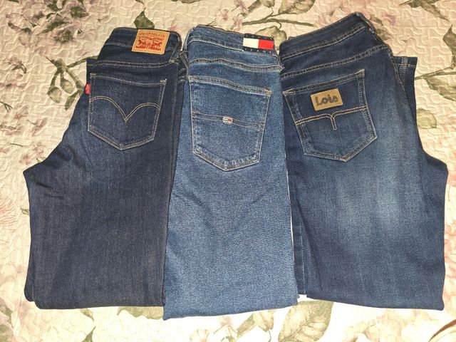 Vaqueros Levis, Lois & Tommy Hilfiger