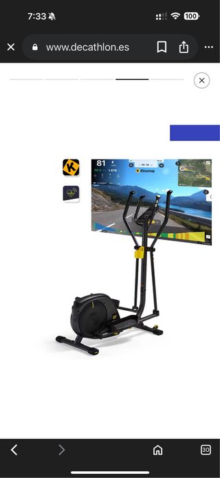 Bicicleta Elíptica Domyos EL500 - 7kg