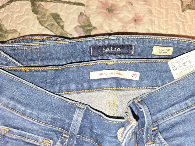 Vaqueros Salsa mujer talla 30
