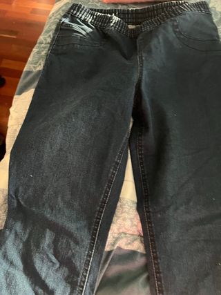 Pantalones vaqueros ajustados - Azul marino