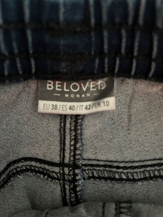 Pantalones vaqueros ajustados - Azul marino