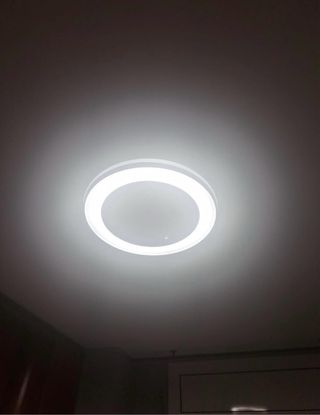 Ventilador techo LED blanco silencioso