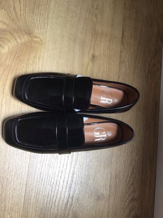 Mocasines negros -talla 39 del Corte Ingles