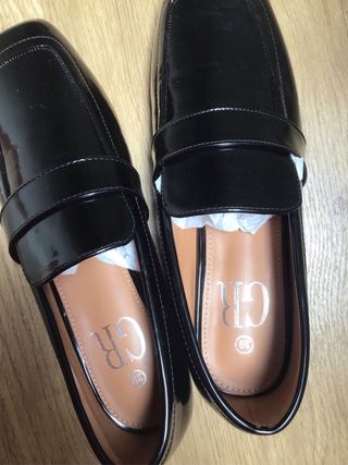 Mocasines negros -talla 39 del Corte Ingles