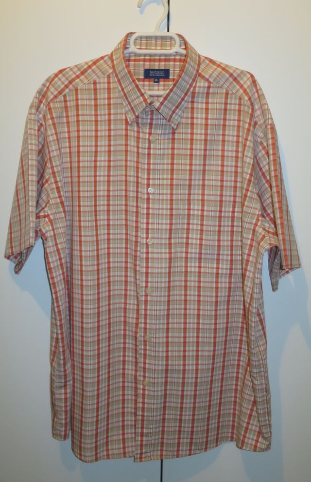 Camisa manga corta hombre talla XL